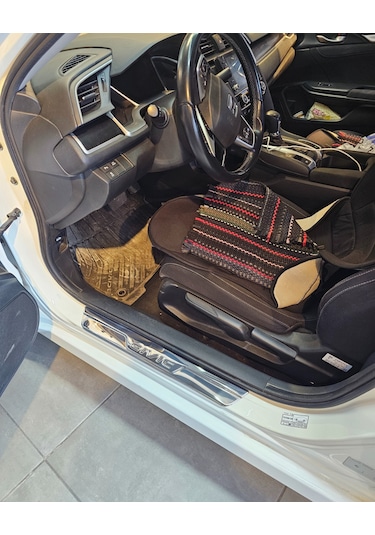 Honda Civic Fc5 2016-2021 Uyumlu Krom Kapı Eşiği