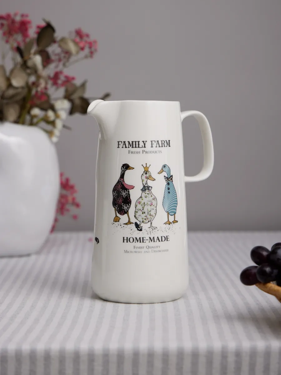 Lefard Family Farm 21 Cm 1.2 L Porselen Su Sürahi 303233033