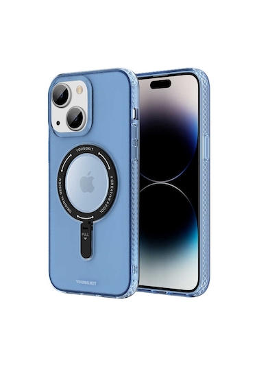 YoungKit iPhone Uyumlu 14 Kılıf Magsafe Şarj Özellikli Youngkit Rock Serisi Kapak Youngkit-10174