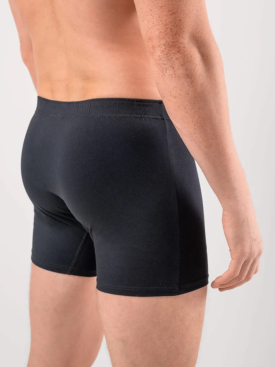 Clever Wear Uzun Pamuklu Boksör Külotlar 71802001 Siyah