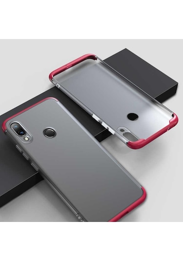 Xiaomi Redmi Note 7 Kamera Korumali Seffaf 360 Tam Koruma Kilif 396887304