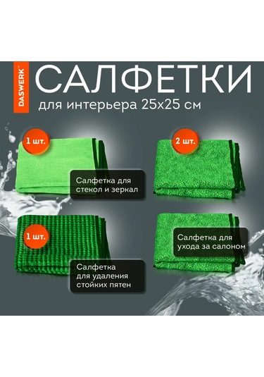 Daswerk Araba Yıkama Seti  10'u 1 Arada Ve Saklama Çantası 315078237