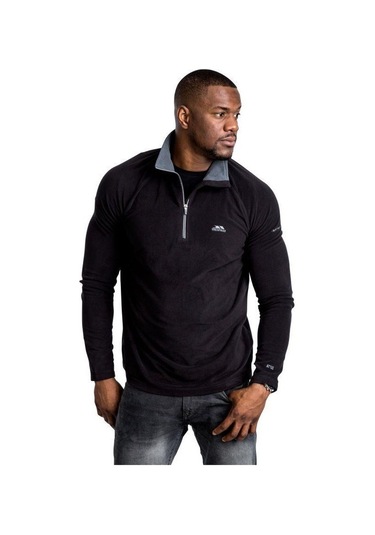 Trespass Blackford - Male Mıcrofleece At100 Black-noır Erkek Polar Siyah