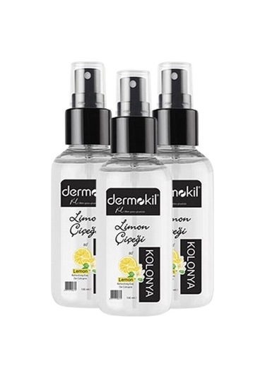 Dermokil Limon Çiçeği Sprey Kolonya 3 x 100 ML