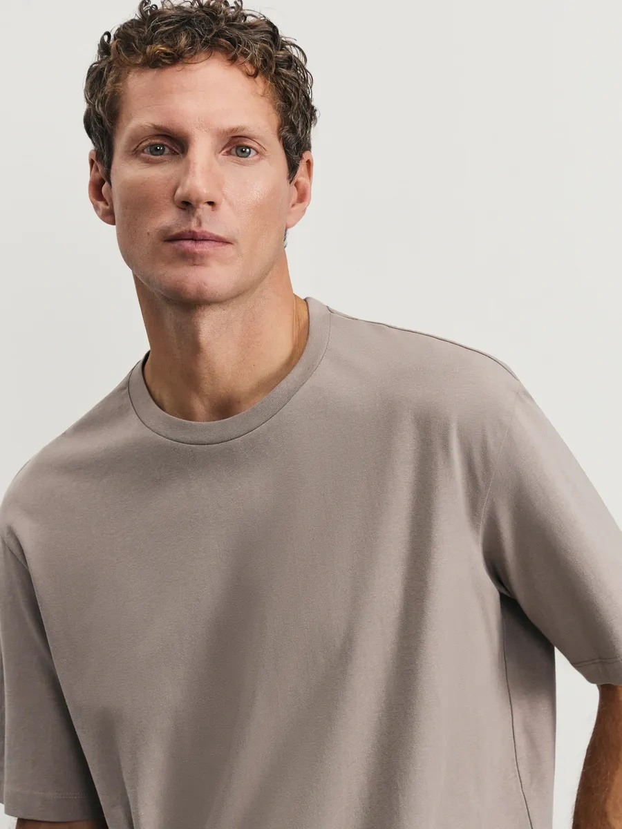 Zarına Regular Fit Basic Tişört 378572136 Bej