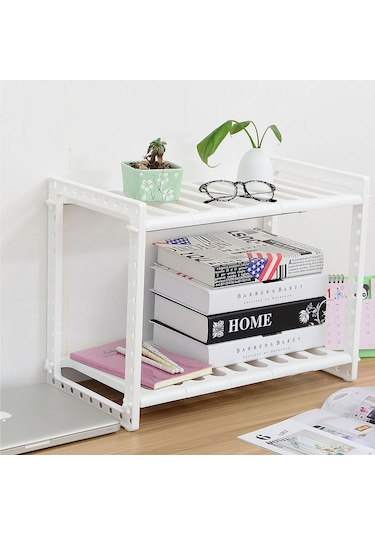 Katlı Genişletilebilir Dolap Rafı Lavabo Altı Geri Çekilebilir Mutfak Rafı Mutfak