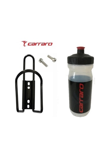 Carraro Matara 600 Ml Ve Montaj Vidaları Ile Birlikte Matara Kafe Siyah