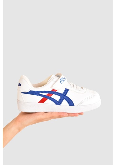 Etayger Çoçuk Kalın Taban Unisex Spor Ayakkabı Kaymaz Taban Sneakers Beyaz