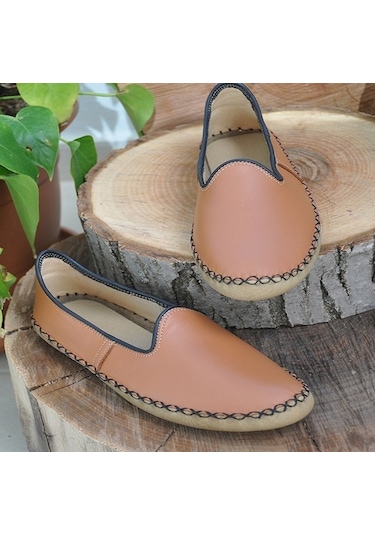 Maraş Market Erkek Sandalet Taba Taba