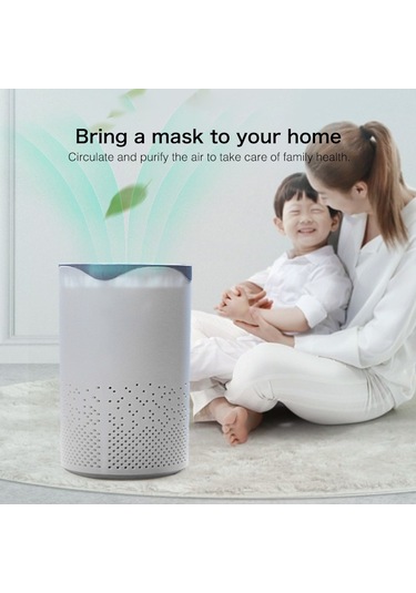 Sones Taşınabilir Uv Sterilizasyon Anyon Hava Temizleyici Araba Ev Hava Nemlendirici Beyaz