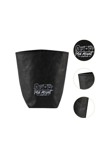 Trendooze Çeşitli Eşyalar Çantası Siyah Kamp Sofra Takımı Siyah