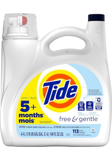 Tide Free & Gentle Sıvı Çamaşır Deterjanı 113 Yıkama 4400 ML