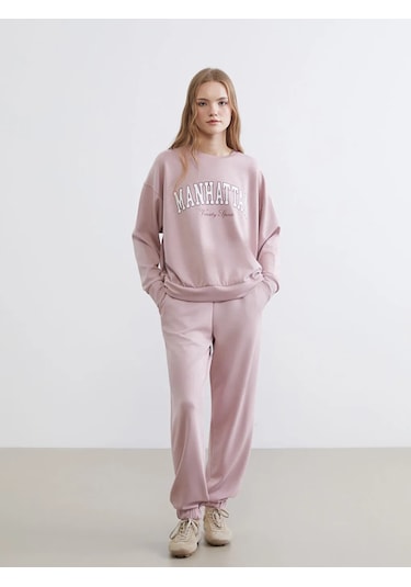 Lc Waikiki Pembe Soft Touch Kadın Jogger Eşofman Altı