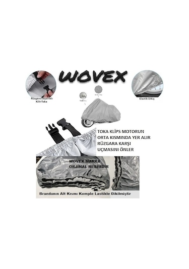 MONDİAL 50 Wing Motosiklet Brandası Arka Çanta Uyumlu