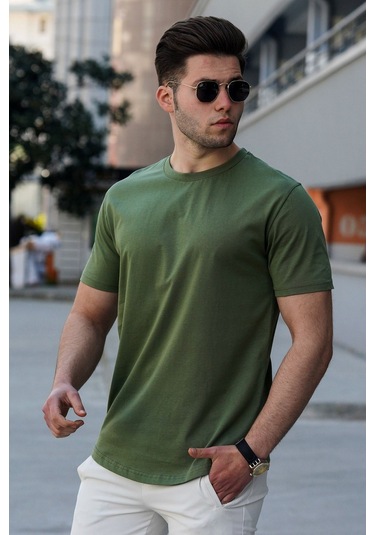Madmext Madmext Haki Erkek Tişört 4951-haki Haki