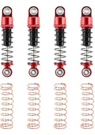 Didadodo 4 Adet Scx24 Amortisör Seti - 37mm Alüminyum, Ayarlanabilir Rc Araçlar İçin