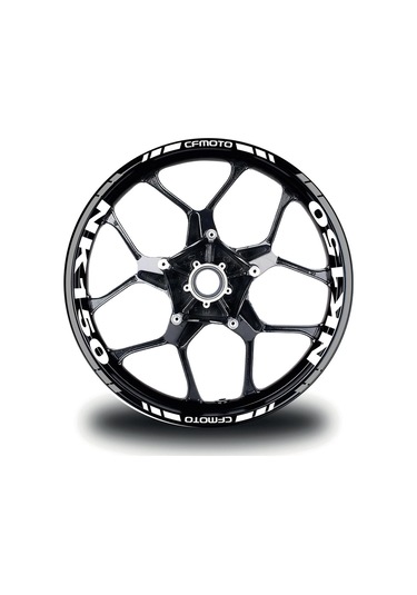 Cfmoto 150nk Takım Jant Sticker Etiket Modeli Gri Renk