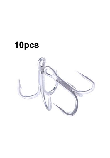 Hengjıa Fh061 10 Adet Üç Çeneli Tiz Kan Oluk Kancaları, Özellikler: 4 Çok Renkli