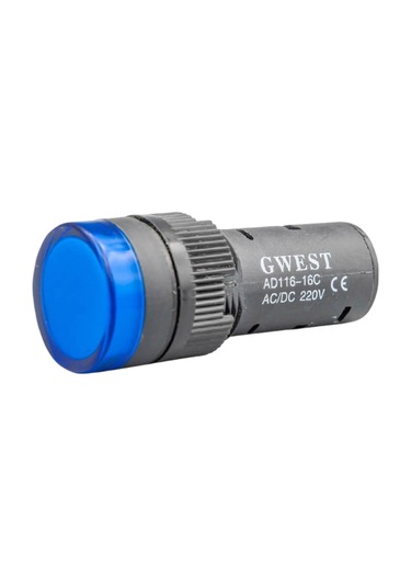 Gwest 16 - M Led Sinyal 220v. Ac-dc Mavi 20 Adet