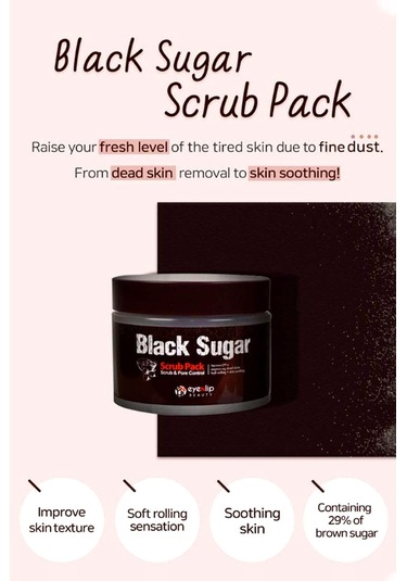 Eyenlip Beauty Black Sugar Scrub Pack 100 ML