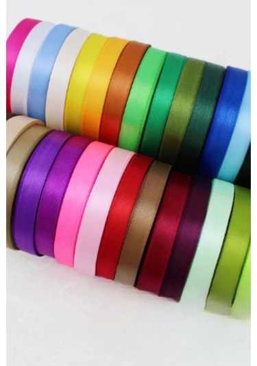 Saten Kurdele 6 Mm Orange 70 Metre