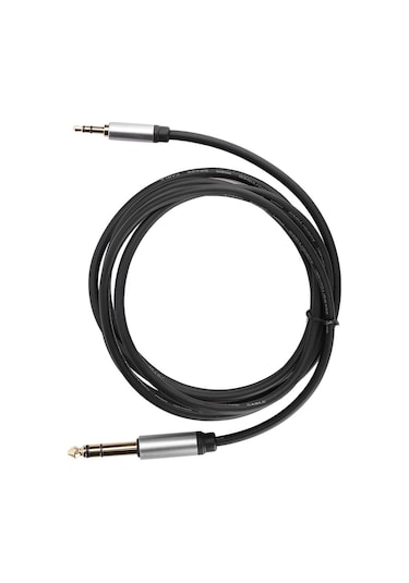 Ximistore9 1.8m 3.5mm'den 6.5mm'ye Alüminyum Allüviyum Ses Kablosu - Kaliteli Ses, Dayanıklı, Plug & Play