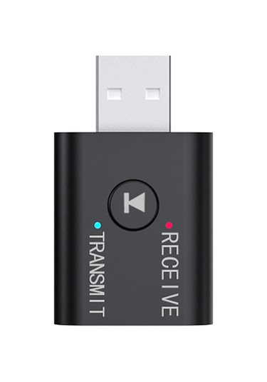 Springsun Siyah Bt 5.0 Alıcı-verici Usb Ses Adaptörü: Tv, Bilgisayar Ve Telefon İçin Kablosuz Bağlantı, 8m Mesafe, Plug & Play