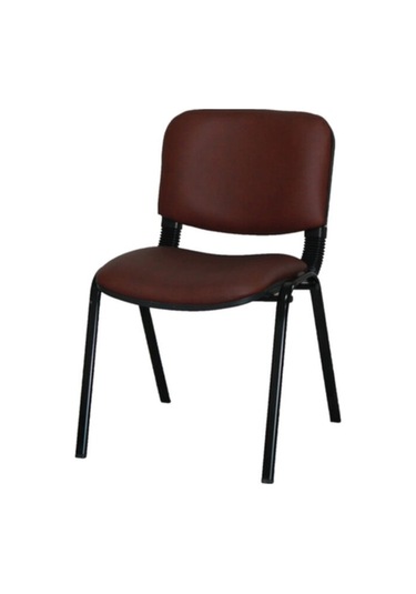 Ofiscombin Ofis Büro Bekleme Misafir Çalışma Konferans Koltuğu Form Sandalye Kahverengi Deri 00047499865