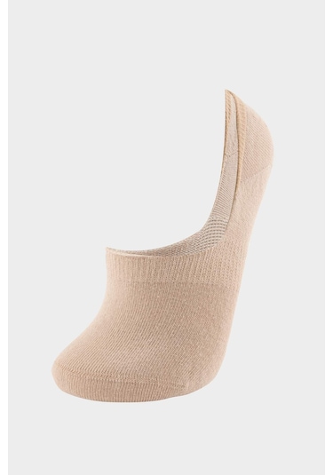 Defacto Kadın Görünmez 3lü Pamuklu Babet Çorap T6922aznspn2 Pembe