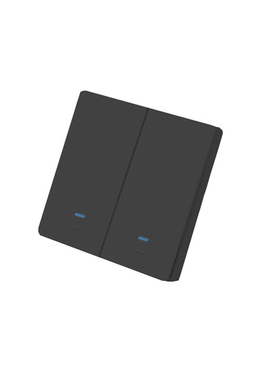 Lemestar 2 Yollu Siyah Akıllı Wi-fi Anahtarı - Ses/app/dokunmatik Kontrol, Alexa/google Uyumlu, Zamanlama Ve Grup Paylaşımı, Ağsız, 95-250v Siyah