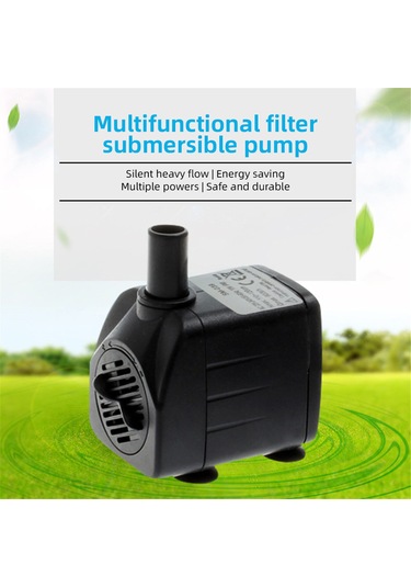 Mufunye Akış Ayarlanabilir, Sessiz Ve Taşınabilir Mini Su Pompası - 600l/h, 1.2m Yükseklik, 10w, 12mm Çıkış