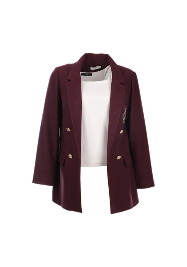 Ceket Ekol 26kekl05571 Bordo