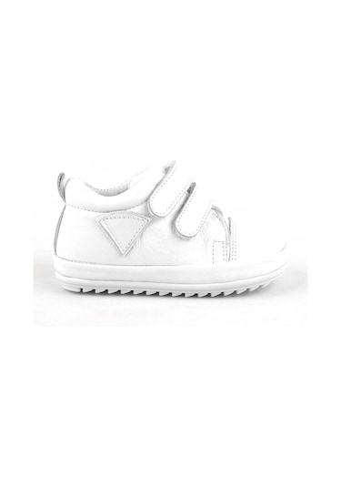 Hapshoe Rakerplus Yumuşak Hakiki Deri Beyaz Ilk Adım Bebek Ayakkabısı Beyaz