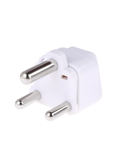 Taşınabilir Evrensel Soket - Büyük Güney Afrika Fiş Güç Adaptörü Seyahat Şarj Cihazı Beyaz