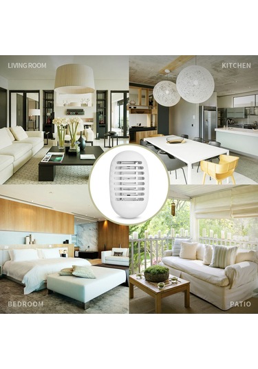 Kangvka Evcil Elektrikli Moskito Öldürücü: Mor Işık Dalgalarıyla Çekim, Sessiz İşlem, Güvenli Kafes, Siyah, Avrupa Standartı 110v-240v