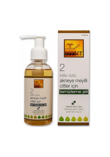 Effect 2 Bitki Özlü Akneye Meyilli Ciltler İçin Temizleme Jeli 150 ML