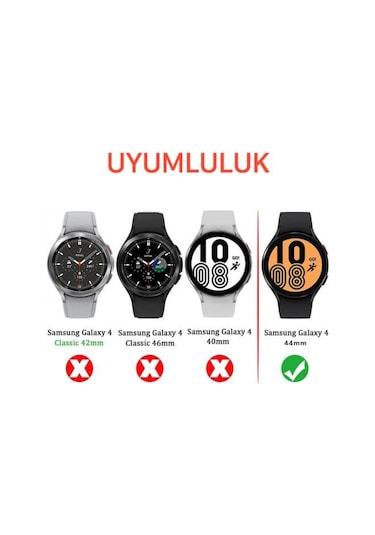 Samsung Galaxy Watch 4 44Mm Ekran Koruyucu Nano Esnek Cam
