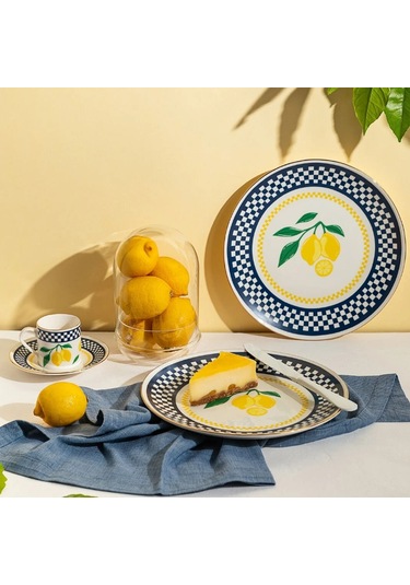 Porser Blue Zest Chic 6 Parça Servis Seti