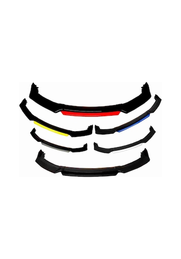 Sm Motors Golf 5 Lip 4 Parça Kırmızı / Tampon Eki Tyc00212405335