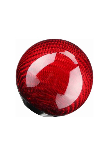 Moveevo Kırmızı Metal Evrensel Vites Topu, 3 Adaptörlü 7mm,9mm,9mm , Dayanıklı Malzeme, Manuel Vitesli Araçlar İçin Sk026-1 Kırmızı