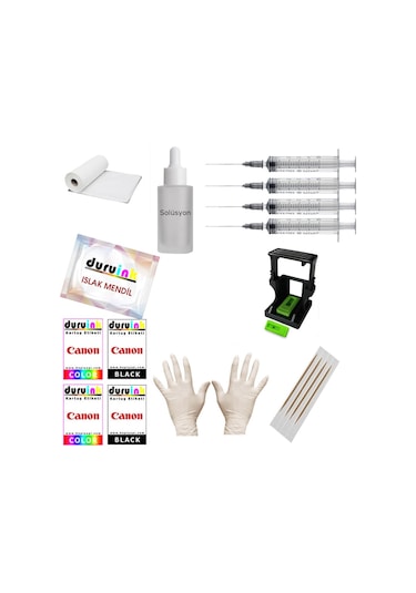 Canon Pg 545 Cl 546 Kartuş Dolum Seti 5 Li Set 5x100ml Mürekkep