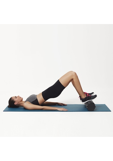 Actifoam Trigger Point Foam Roller Masaj Köpüğü Köpük Rulo 45 Cm-Orta Sert-Siyah Turuncu Çok Renkli