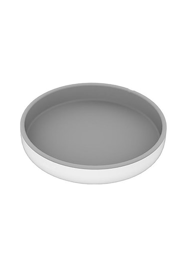 Gri Çok Fonksiyonlu 360 Dönen Baharat Depolama Raf Raf Kaymaz Su Geçirmez Mutfak Düzenleyici Aksesuarları 25cm Gri