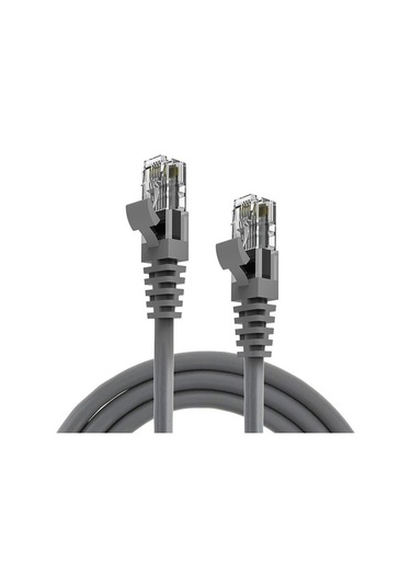 Nets Dne-pcu03-c6-0500-gy Utp Cat6 Patch Kablo 26awg Lszh Bakır 5mt Gri