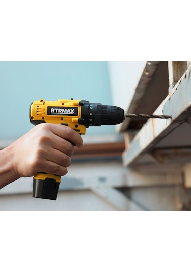 Rtrmax RTM332 12V 1.3 Ah Çift Akülü Darbesiz Matkap Vidalama