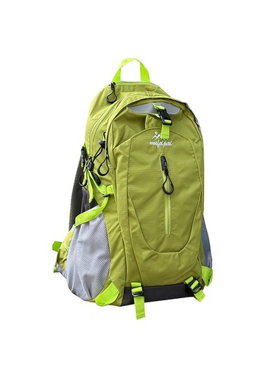 Açık Hava Sporları Kamp Hafif Bisiklet Yürüyüş Sıçramaya Dayanıklı Çanta Floresan Yeşili