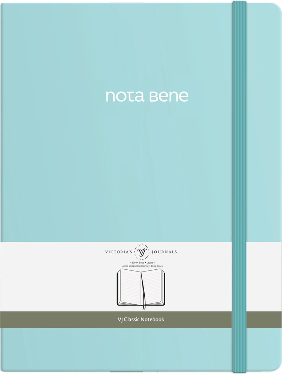 Nota Bene Classic Sert Kapak Defter, 19x25 Cm, Çizgili Mavi