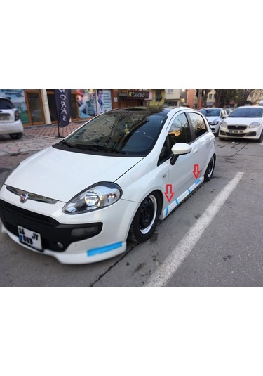 Fiat Punto Yan Marşpiyel Takımı (Plastik)