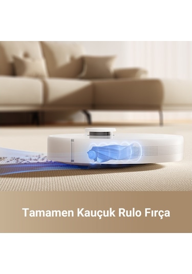 Dreame D10 Plus Gen 2 Toz İstasyonlu Robot Süpürge Beyaz