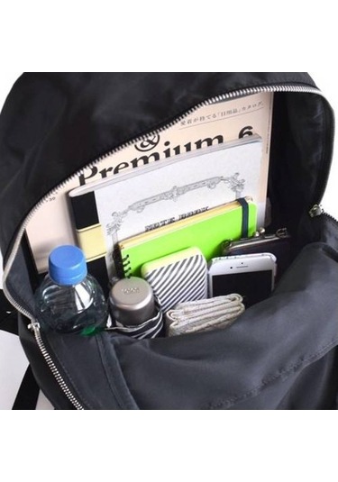 Şık Ve Minimalist Japon Tarzı Kadın Sırt Çantası - Ortaokul Öğrencileri İçin Dayanıklı Naylon Okul Çantası, Pratik Seyahat Çantası Pembe